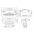 3,81 mm Pitch-Wall-Plug-in-Anschlussbuchse können Panel-Terminals reparieren